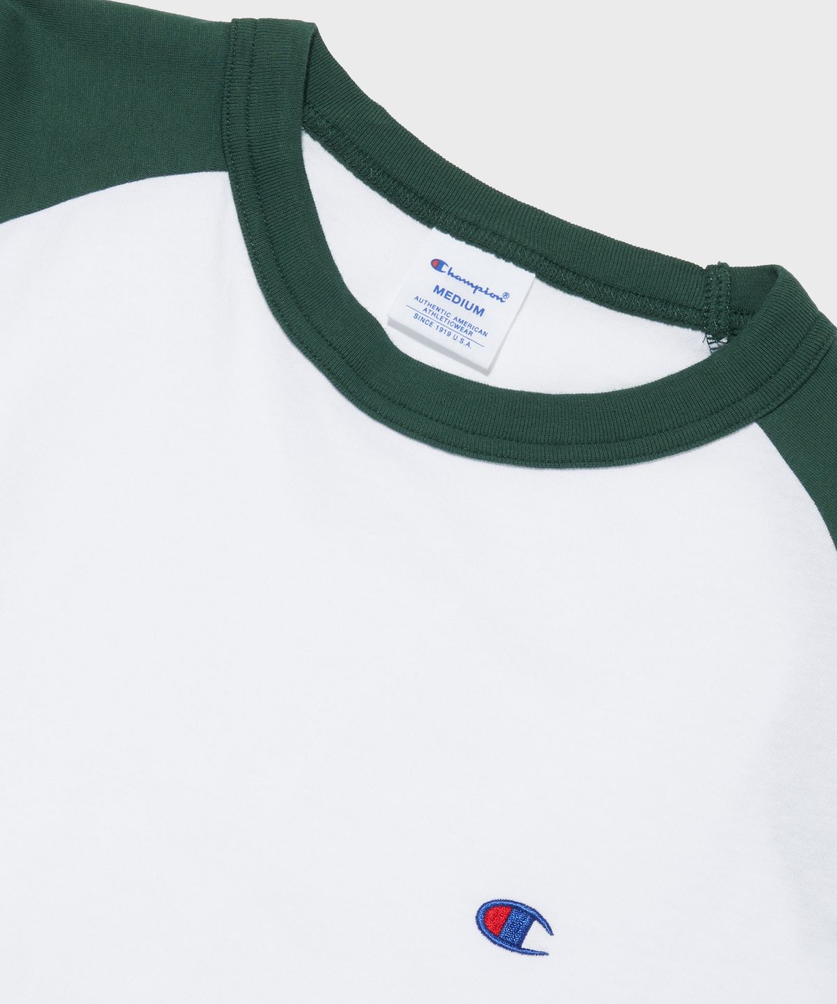 챔피온(CHAMPION) C로고 나그랑 긴팔 티셔츠 Dark Green
