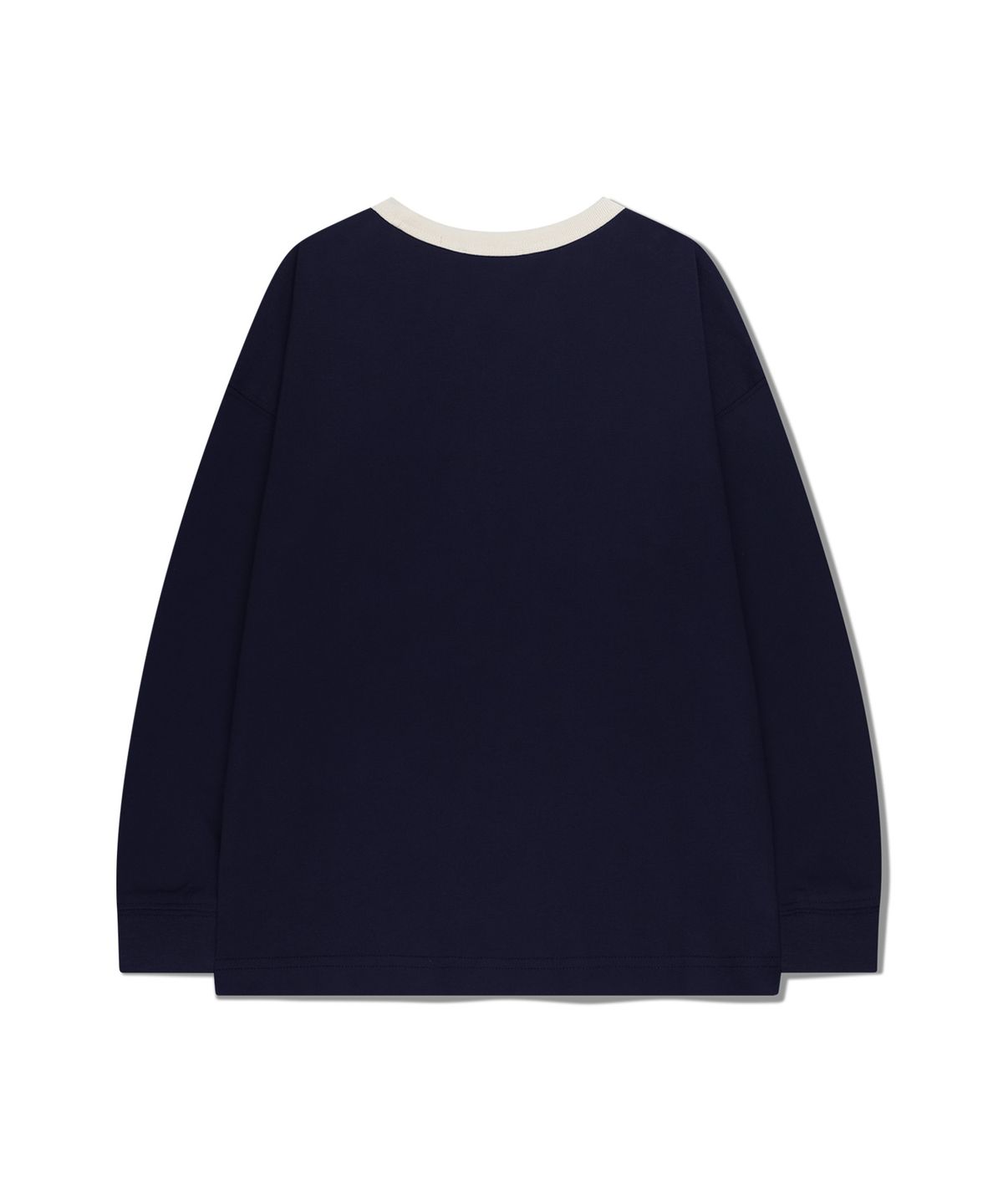 마리떼 키즈(MARITHÉ KIDS) KIDS CLASSIC LOGO LONG SLEEVE RINGER TEE navy