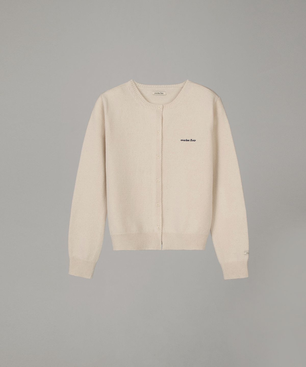 오버듀플레어(OVERDUEFLAIR) OVERDUE WOOL CARDIGAN_CREAM