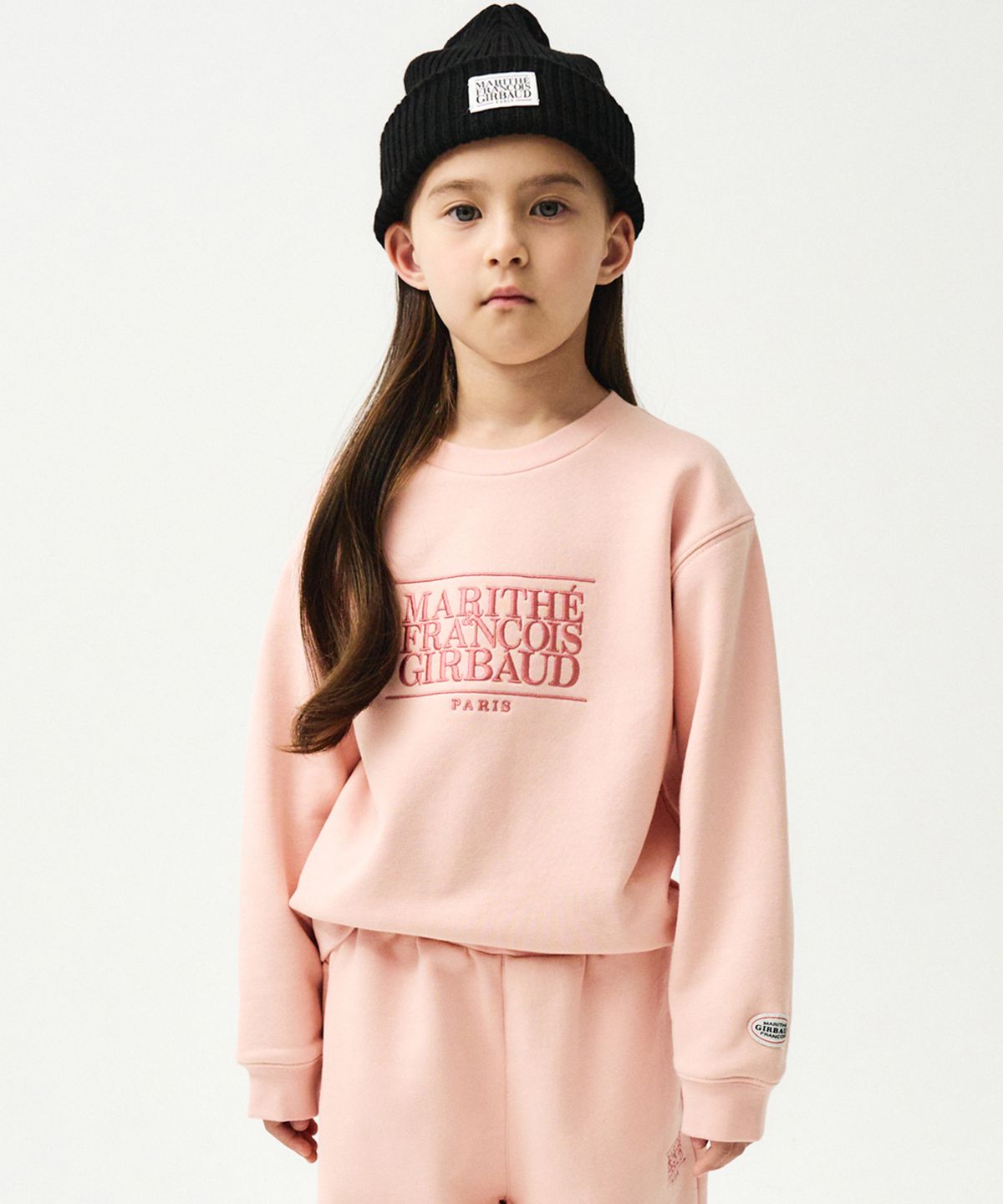 마리떼 키즈(MARITHÉ KIDS) KIDS CLASSIC LOGO SWEATSHIRT pink