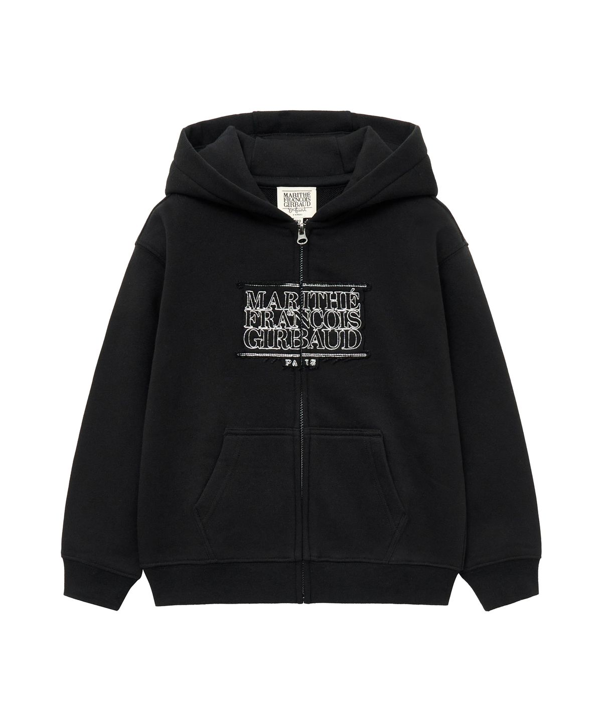 마리떼 키즈(MARITHÉ KIDS) KIDS CLASSIC LOGO HOODIE ZIPUP black