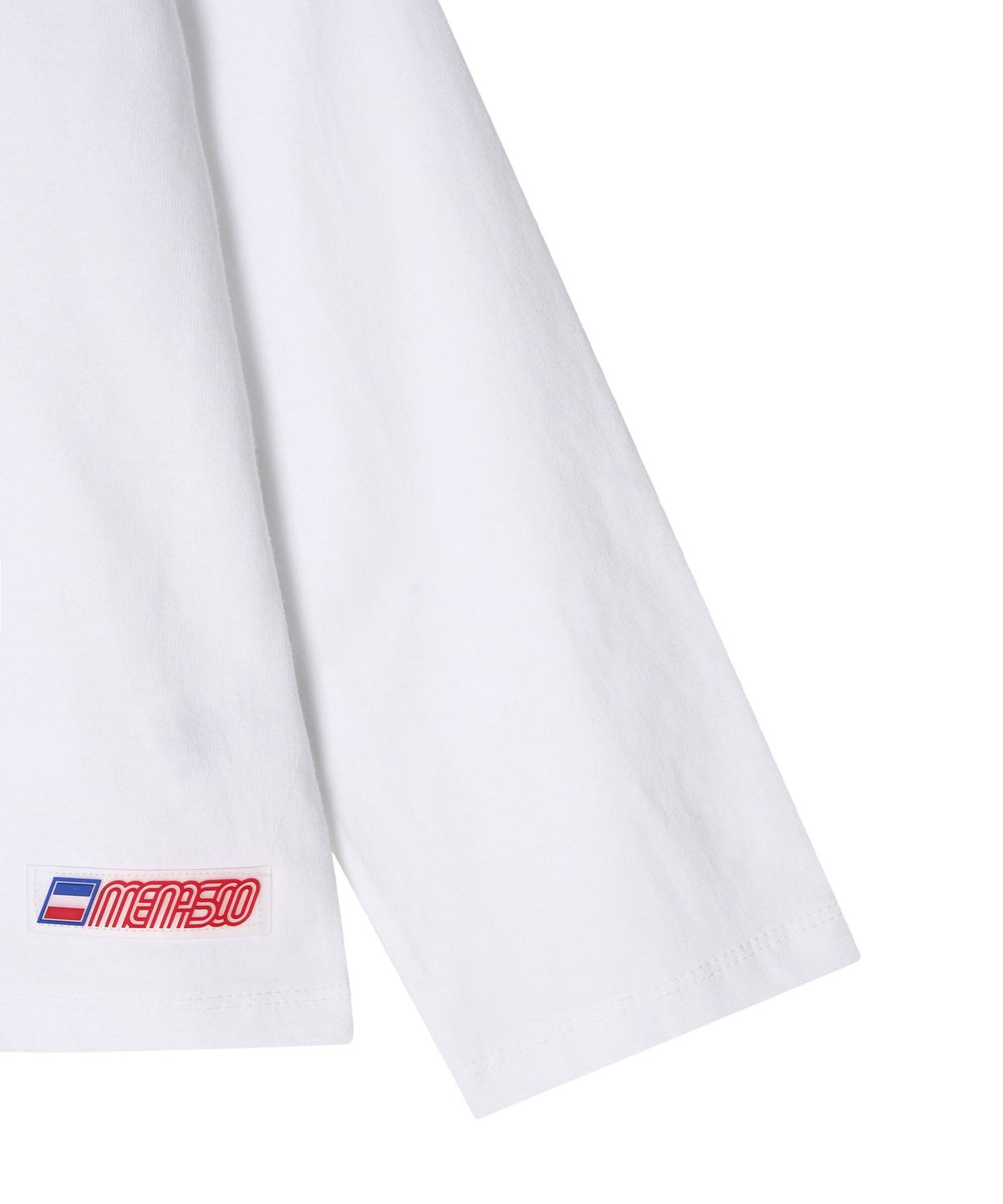 미나수(MENASOO) Menasoo Hearttrack Long Sleeve T Shirt_White