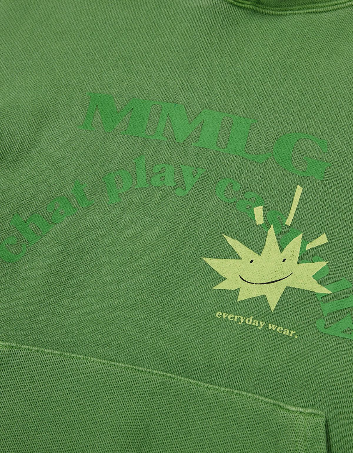 엠엠엘지(MMLG) [Mmlg] SUNSHINE HOODIE (GREEN)