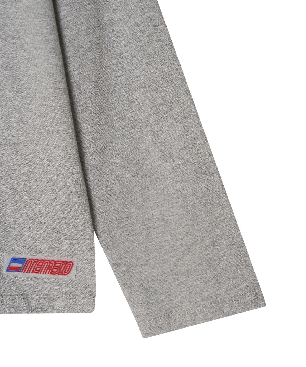 미나수(MENASOO) Menasoo Hearttrack Long Sleeve T Shirt_Melange