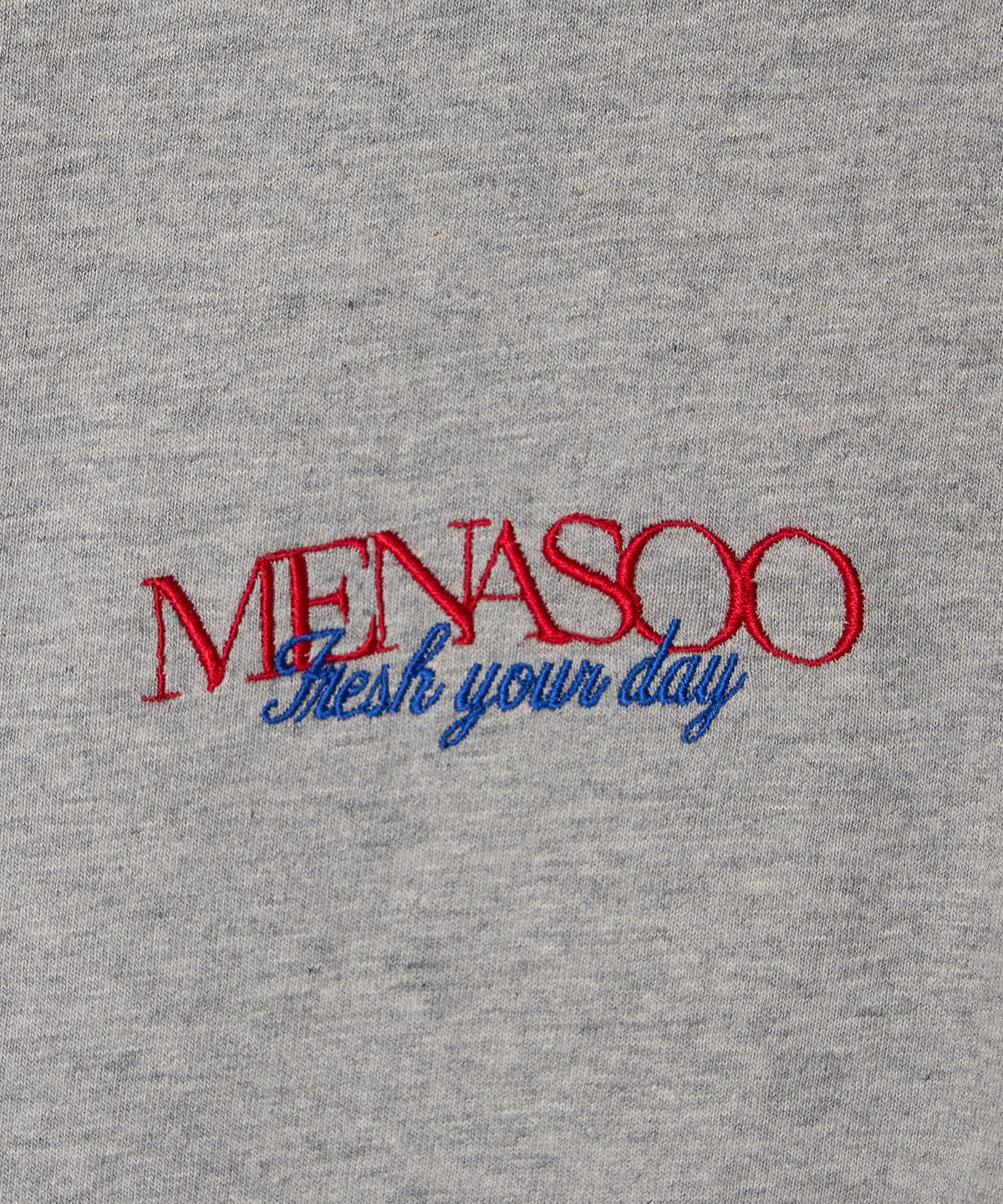 미나수(MENASOO) Menasoo Hearttrack Long Sleeve T Shirt_Melange