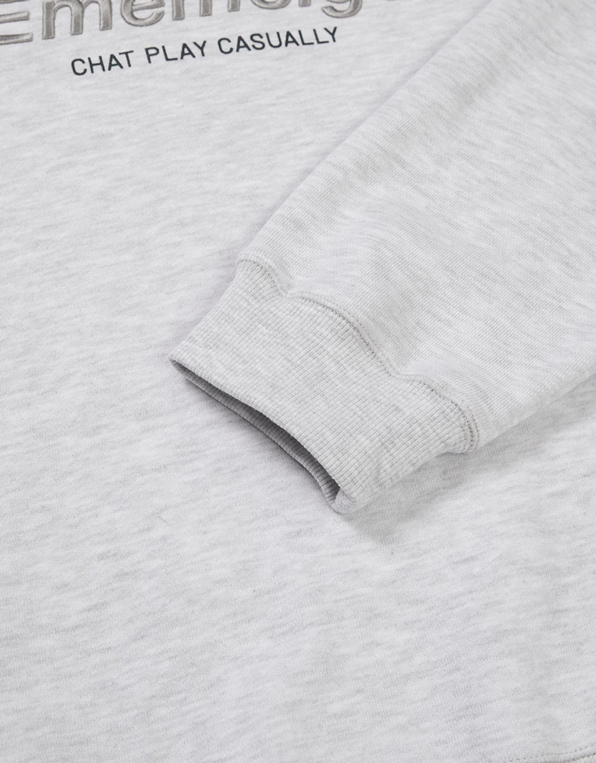 엠엠엘지(MMLG) [Mmlg] NEW LETTER SWEAT (ASH GREY)