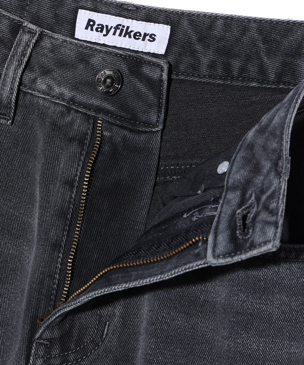 레이피커스(RAYFIKERS) 와이드 카고 파라슈트 데님 팬츠 GREY (MP6DU165-072)