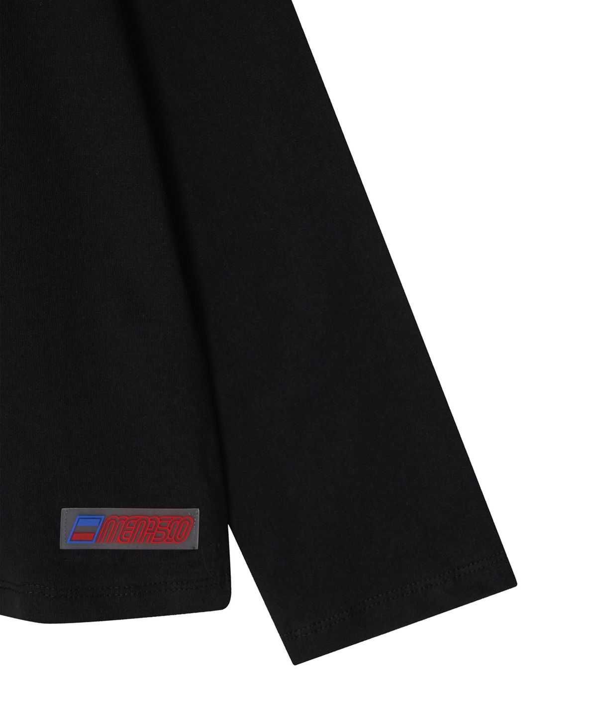 미나수(MENASOO) Menasoo Hearttrack Long Sleeve T Shirt_Black