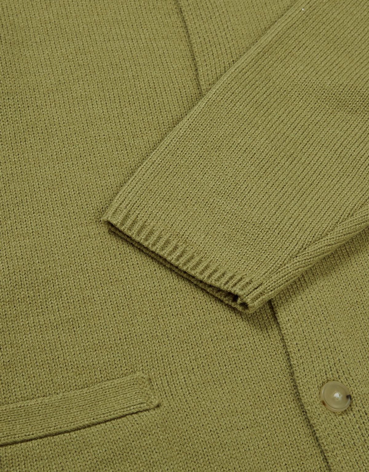 엠엠엘지(MMLG) [Mmlg] BOARD LOGO KNIT CARDIGAN (AVOCADO)