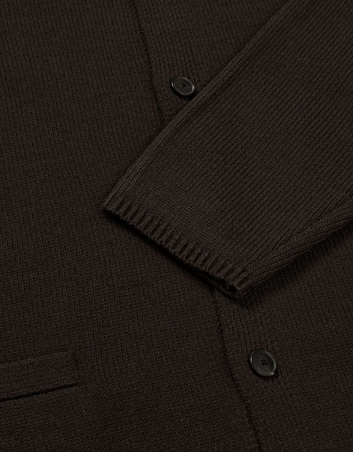 엠엠엘지(MMLG) [Mmlg] BOARD LOGO KNIT CARDIGAN (BROWN)