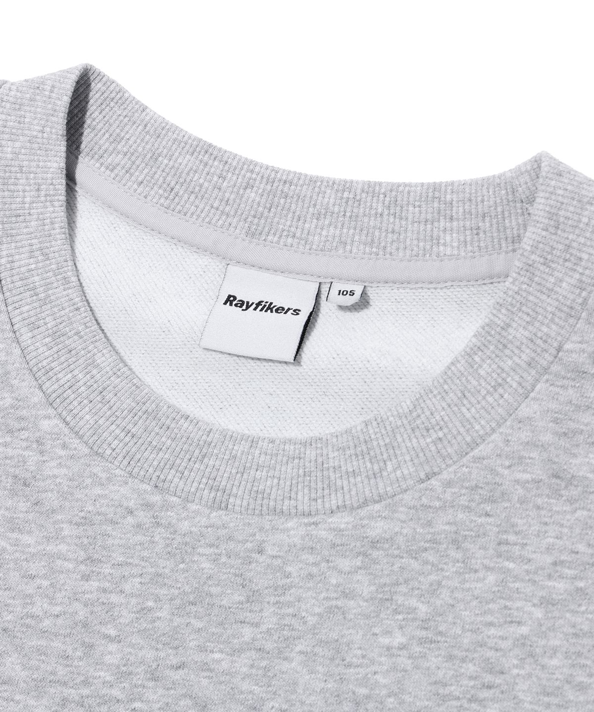 레이피커스(RAYFIKERS) 아치 로고 맨투맨 MELANGE GREY (MP6TU141-097)