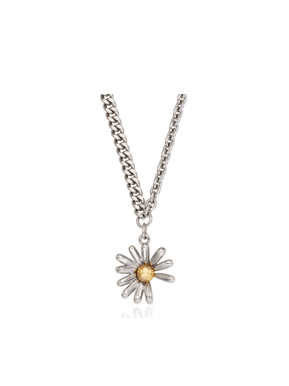 MUSINSA | VINTAGE HOLLYWOOD Flutter Daisy Necklace (Silver