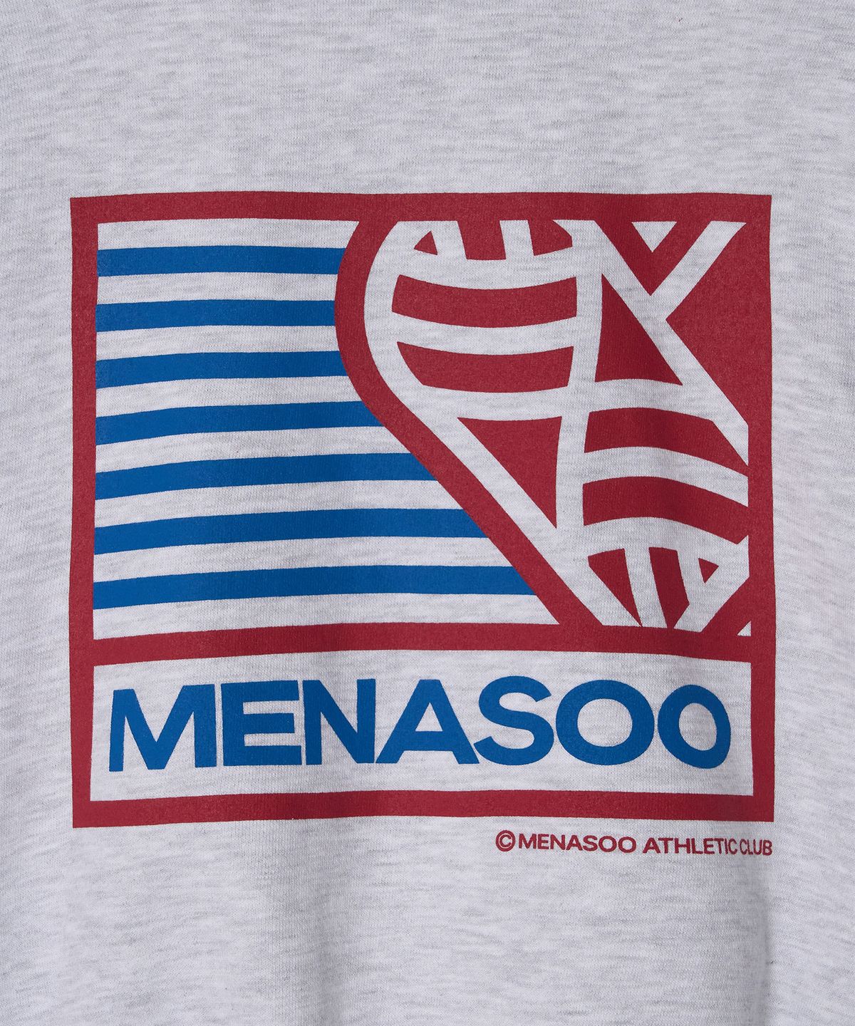 미나수(MENASOO) Menasoo Hearttrack Zipup Cardigan_White Melange