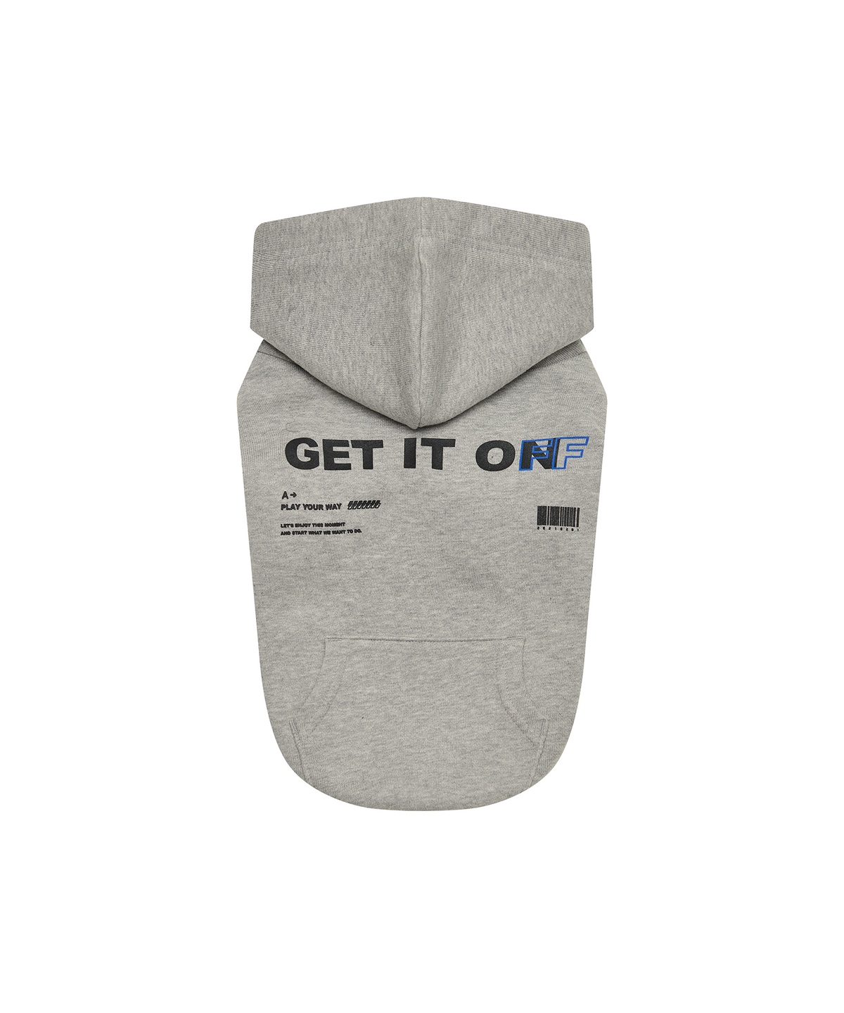 겟잇온(GET IT ON) 시그니처 펫 후디_그레이