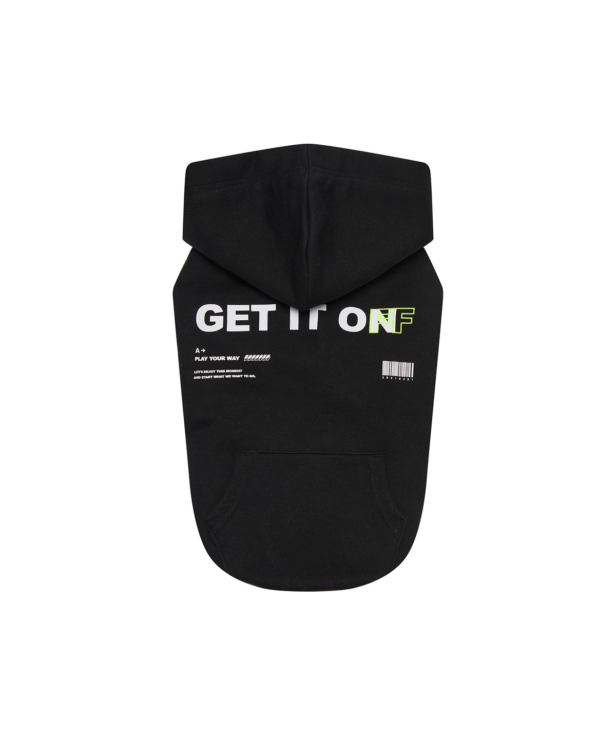 겟잇온(GET IT ON) 시그니처 펫 후디_블랙