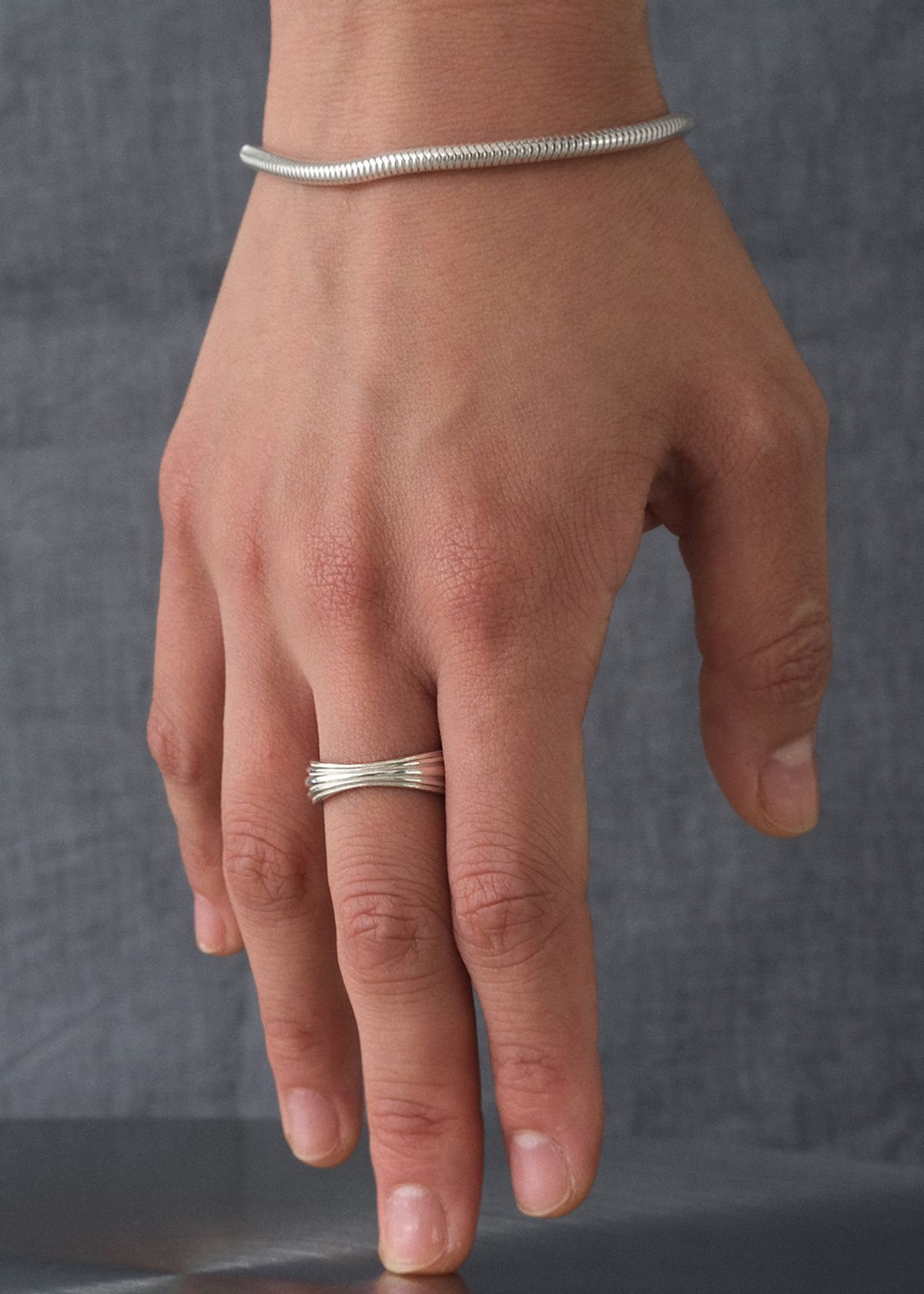 어나더레이어(ANOTHERLAYER) Soft Shell Ring (Silver925)