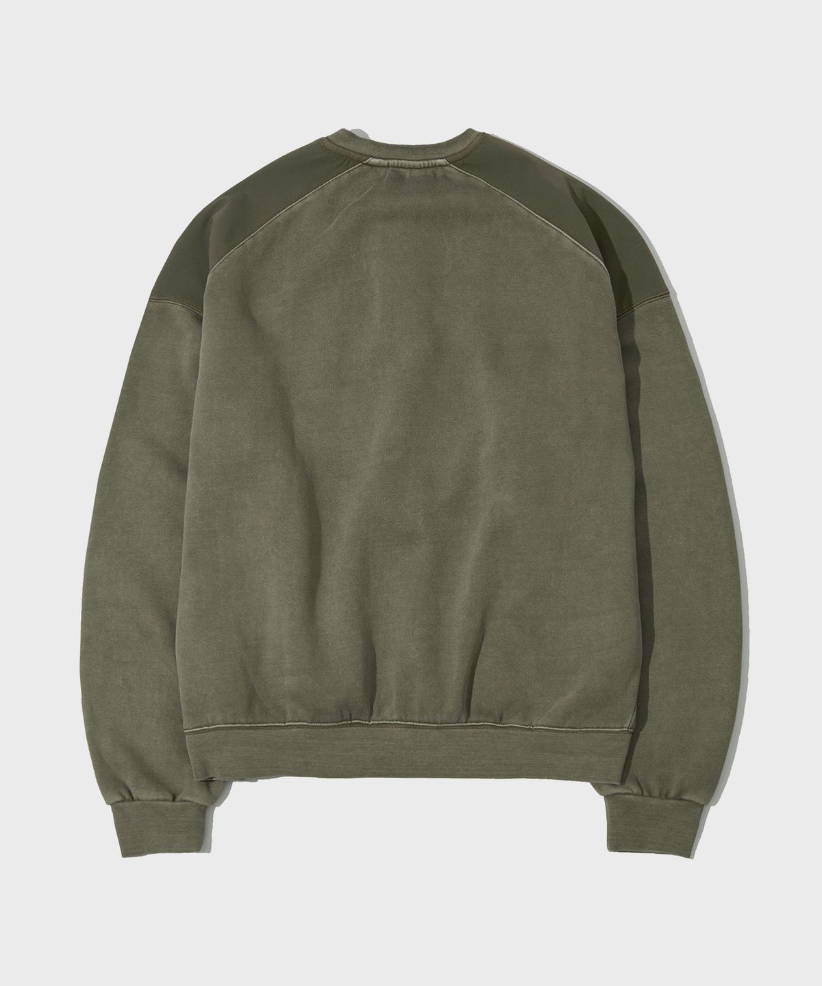 세컨모놀로그(SECONDMONO) 코만도 워시드 피그먼트 스웻셔츠 [KHAKI]_SETS041KHAKI