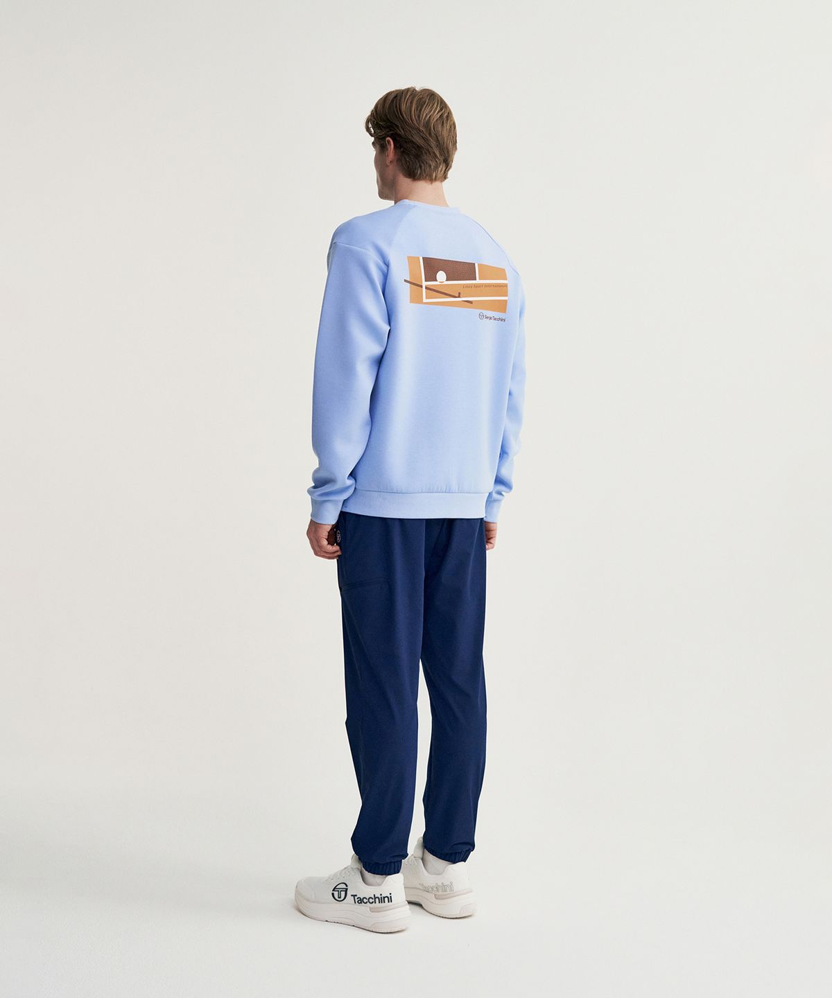 세르지오 타키니(SERGIO TACCHINI) U 데일리 캄포 쿠쉬라이트 맨투맨 (L.Blue)