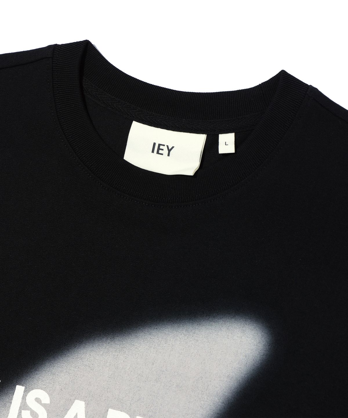이에이(IEY) PEACE WHALE LONG SLEEVE Black