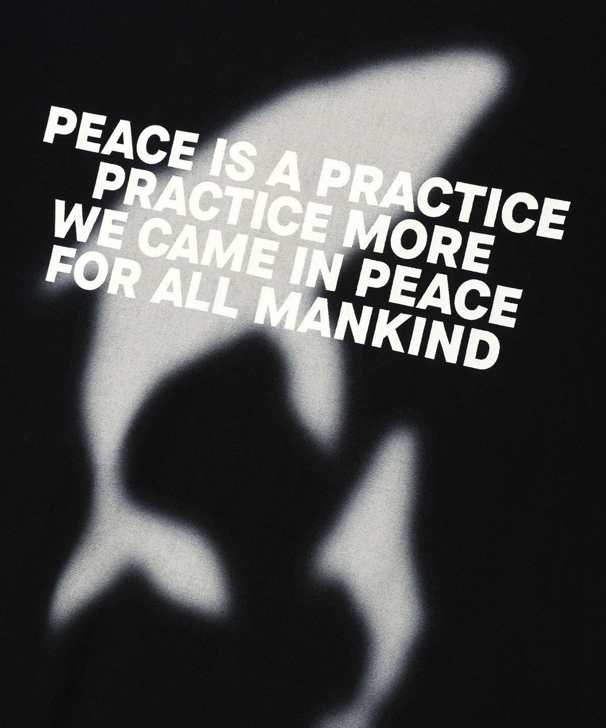이에이(IEY) PEACE WHALE LONG SLEEVE Black