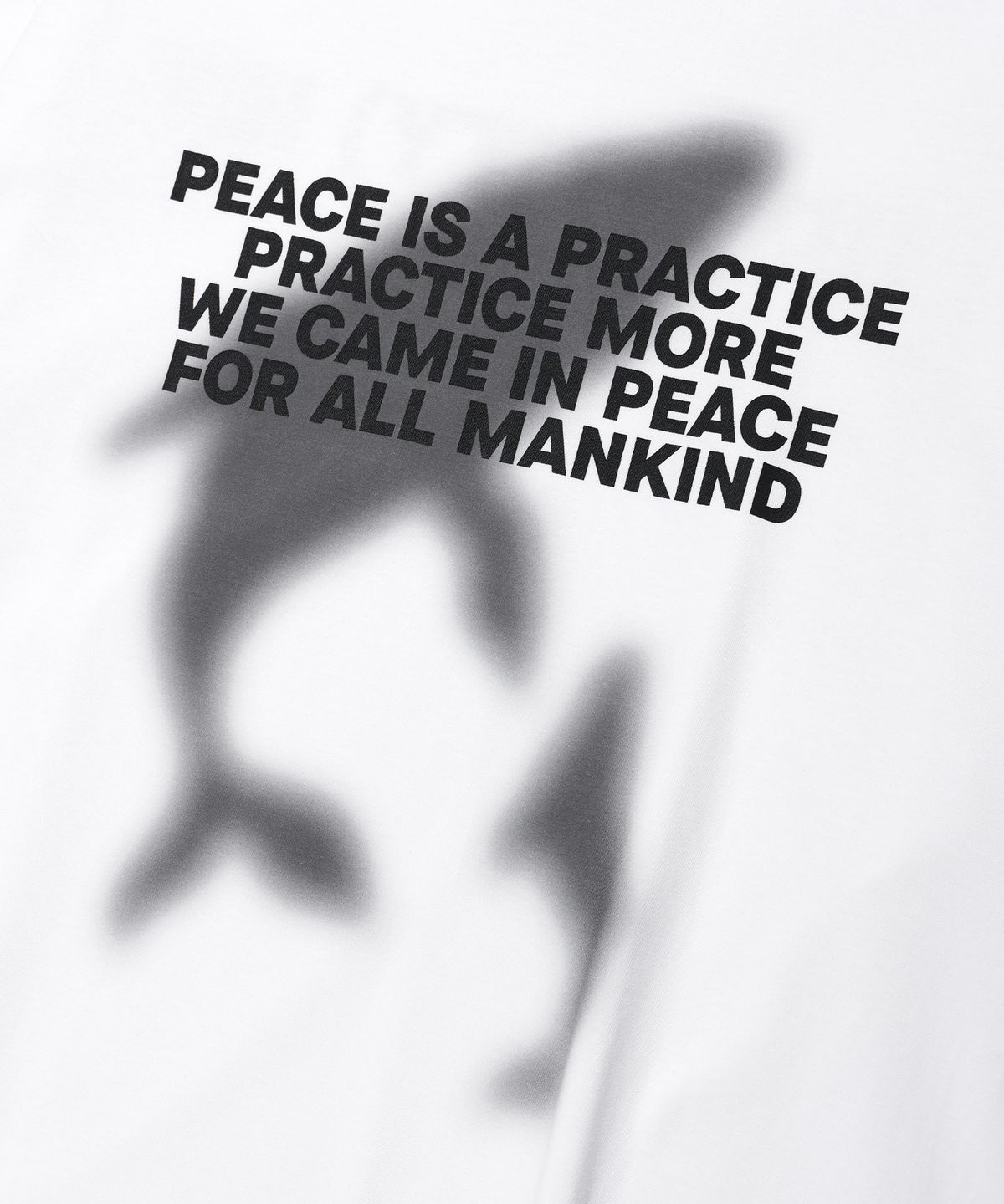 이에이(IEY) PEACE WHALE LONG SLEEVE White