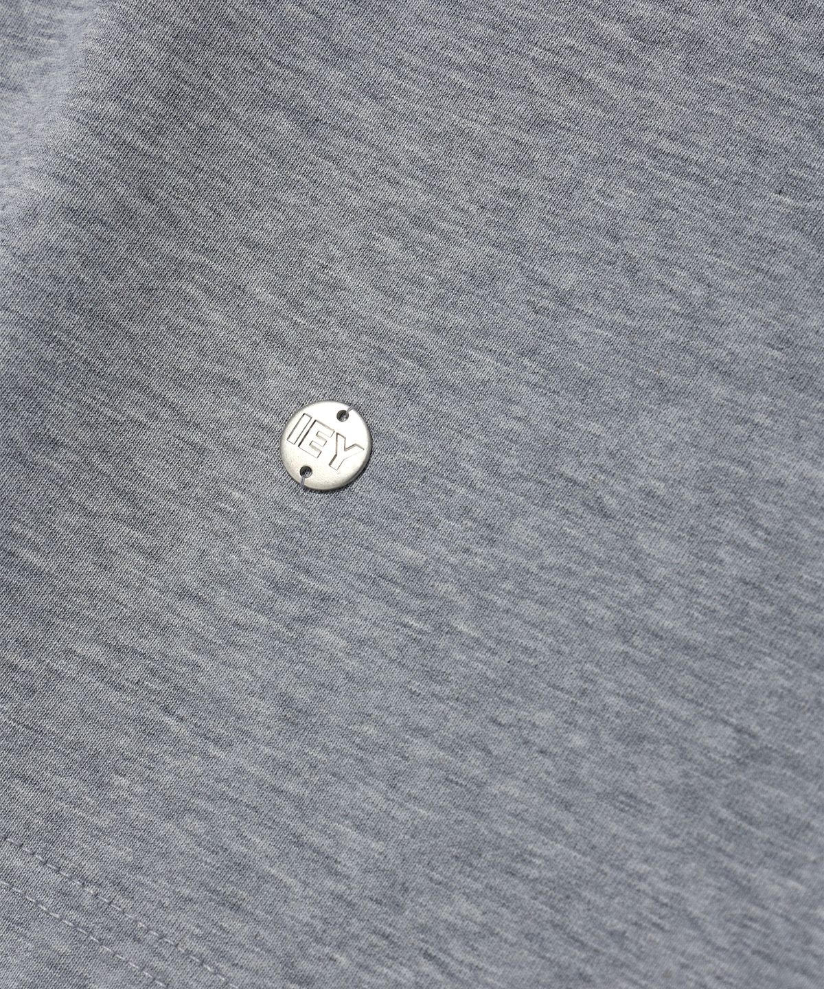 이에이(IEY) PEACE WHALE LONG SLEEVE Melange Grey