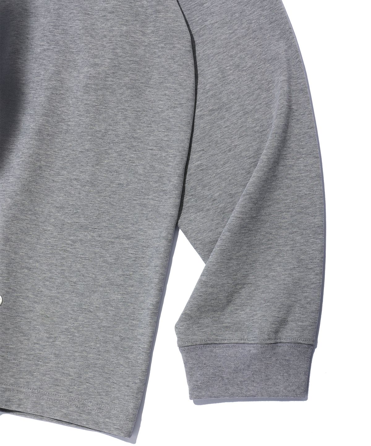 이에이(IEY) PEACE WHALE LONG SLEEVE Melange Grey