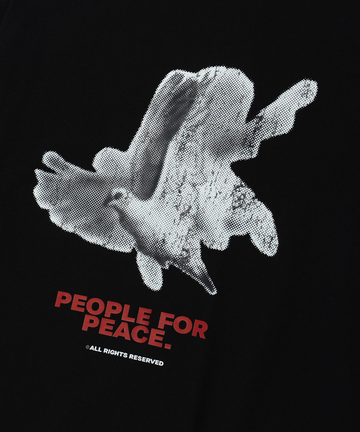 이에이(IEY) PEACE PIGEON LONG SLEEVE Black