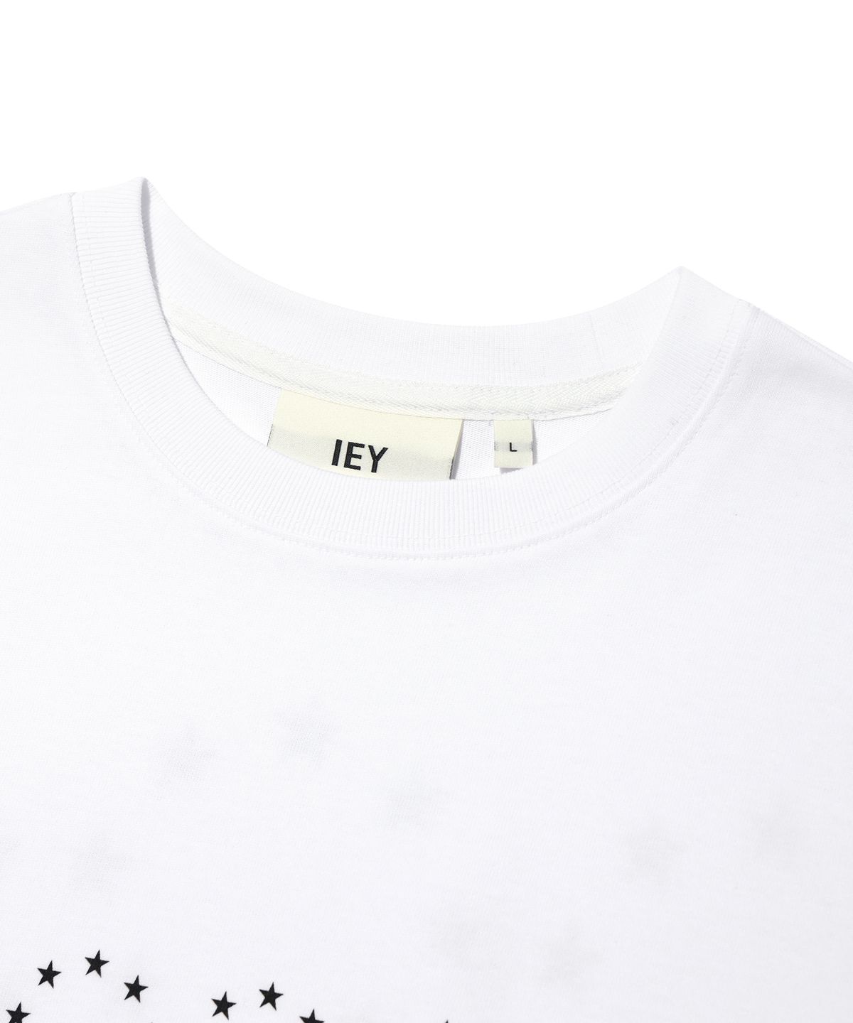 이에이(IEY) OLYMPICS STAR LONG SLEEVE T-SHIRT White