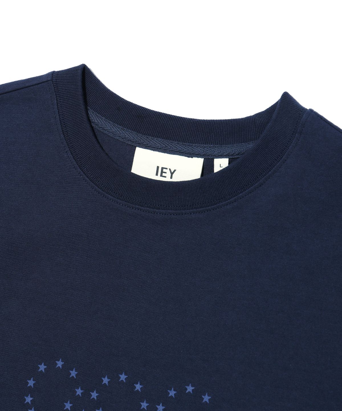 이에이(IEY) OLYMPICS STAR LONG SLEEVE T-SHIRT Navy