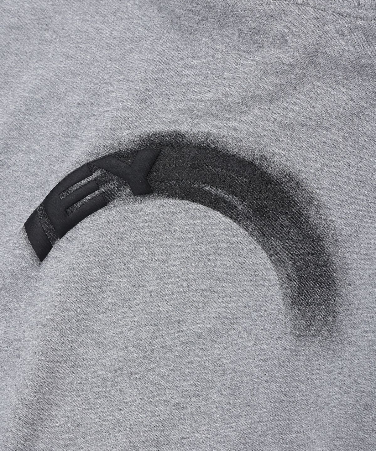 이에이(IEY) MOTION LOGO HOODIE Melange Grey