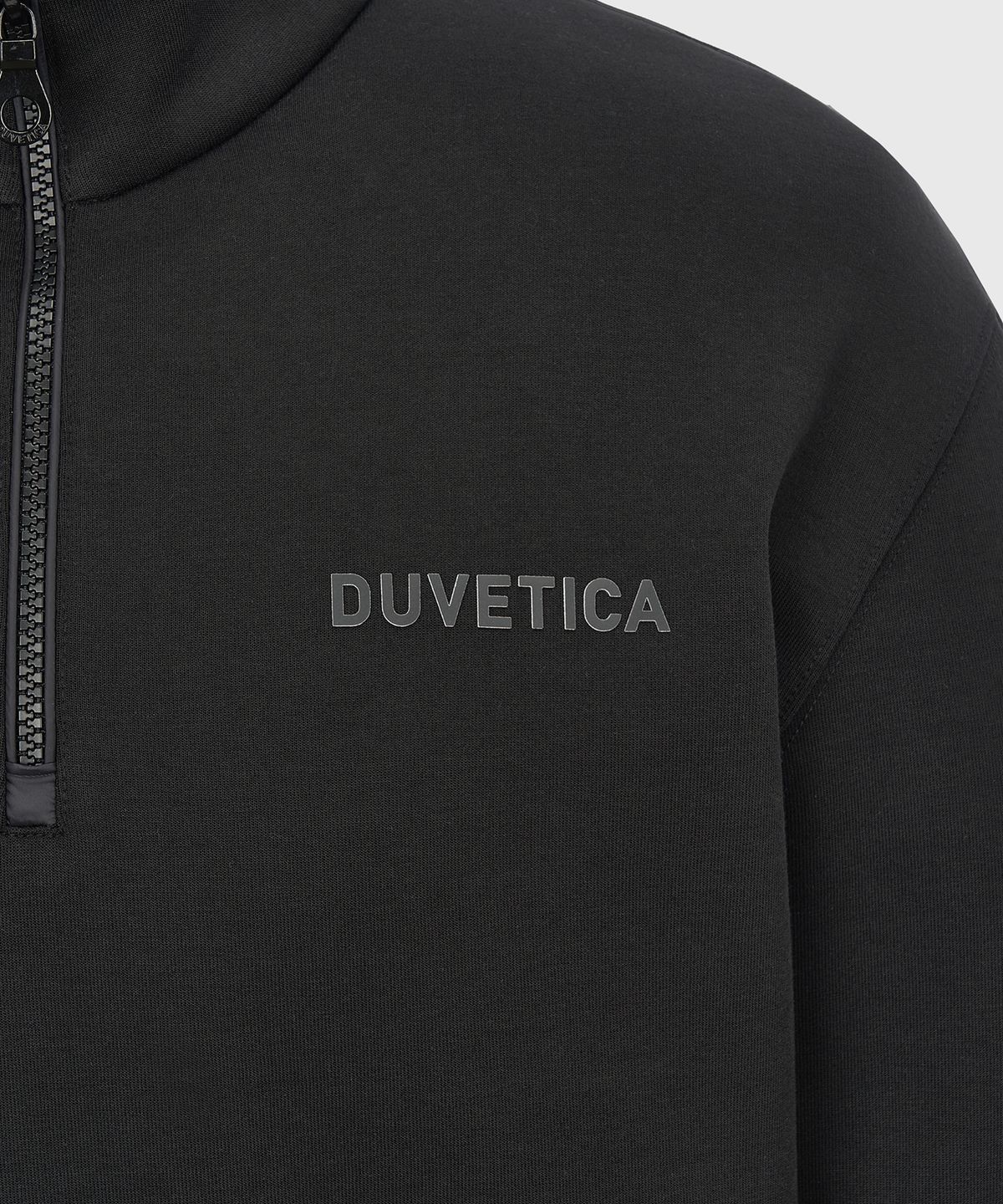 듀베티카(DUVETICA) 타이데 하프집업(블랙)(남성 집업티)