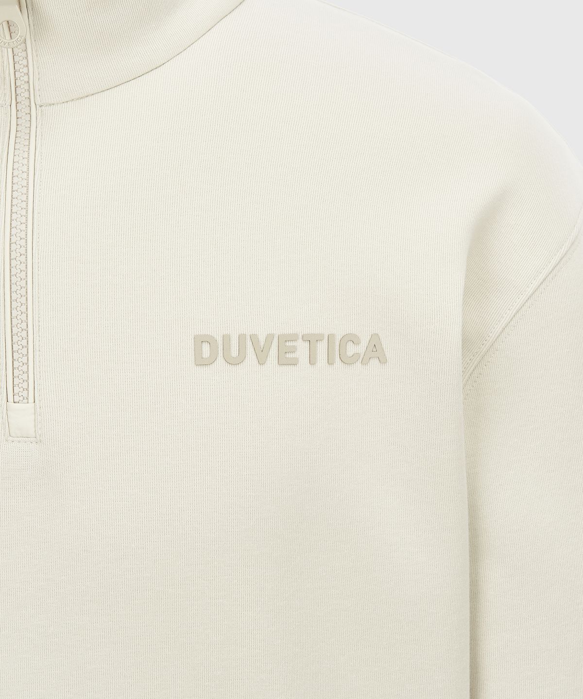 듀베티카(DUVETICA) 타이데 하프집업(라이트 샌드)(남성 집업티)