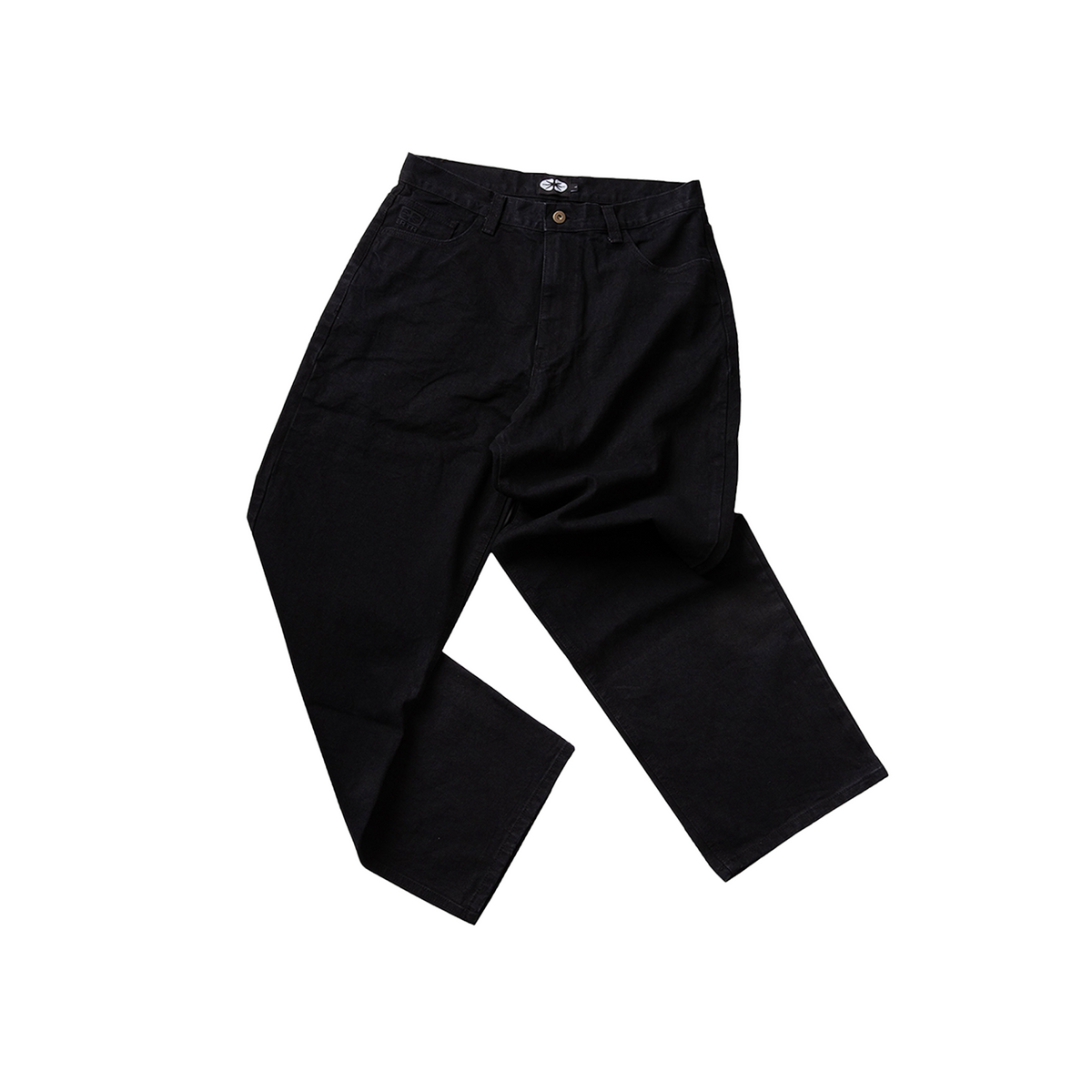 이알티알(ERTR) Essential Relaxed Denim Pants (Black)