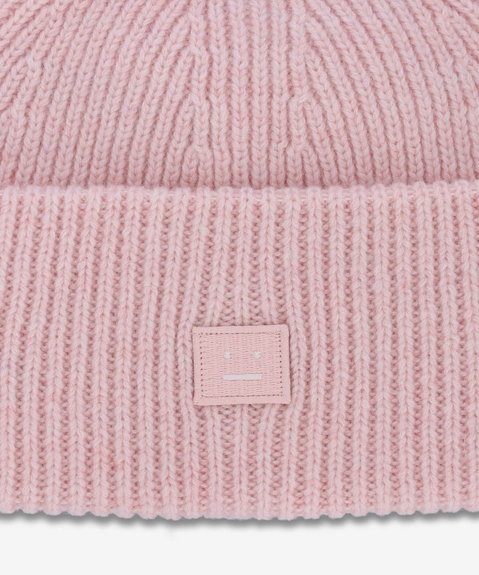 Acne Studio スモールFaceビーニー Acne Studios - スモールFaceロゴビーニー - ブラック