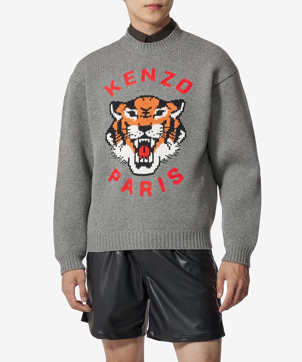 MUSINSA公式 | KENZO ラッキータイガー ニット - ストーングレー