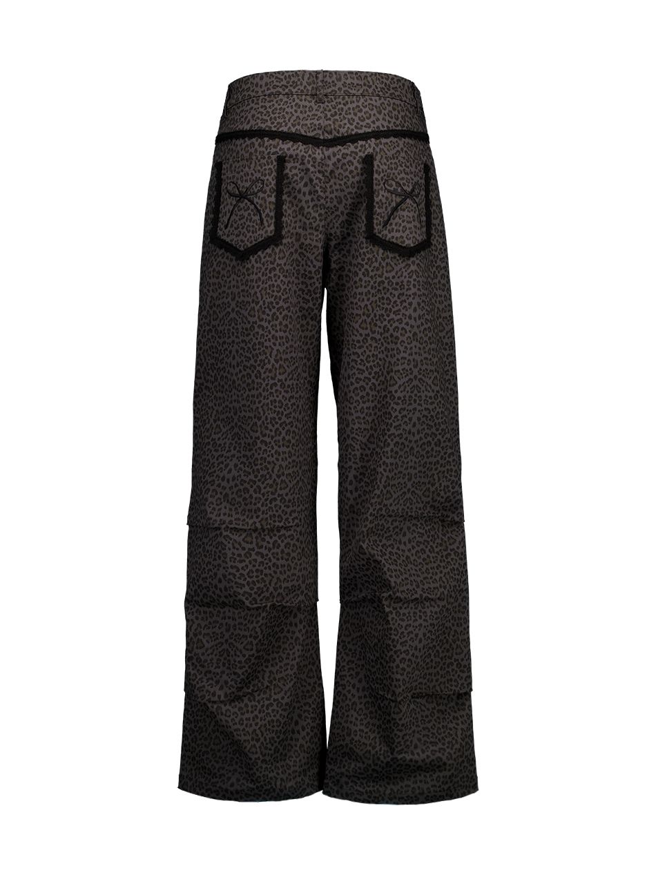 【SETUP-EXE】韓国人気★LEOPARD LACE PANTS SETUP-EXE】LEOPARD LACE PANTS ☆韓国人気☆ 追跡付