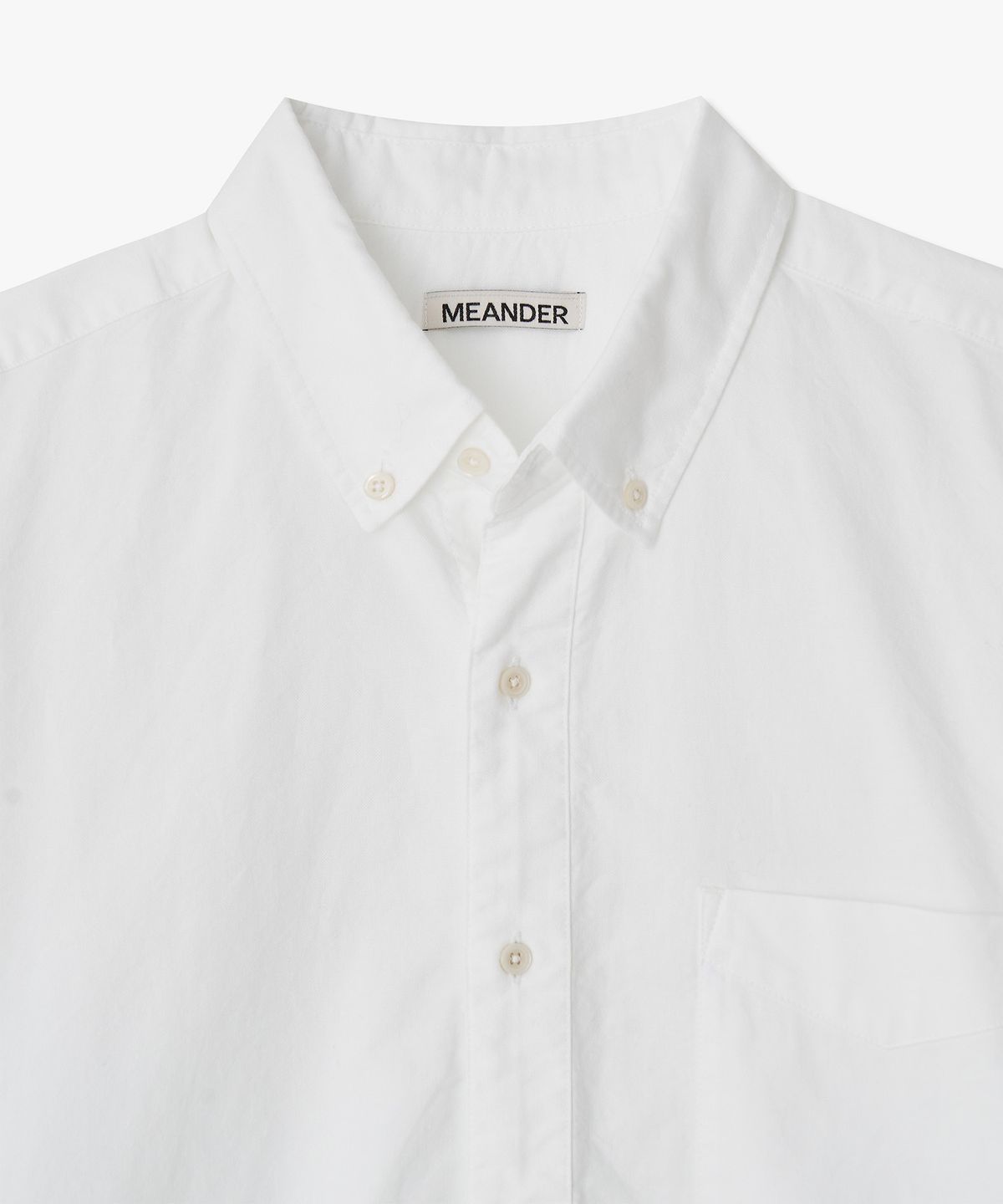 미앤더(MEANDER) 옥스포드 비지터 셔츠 (화이트)