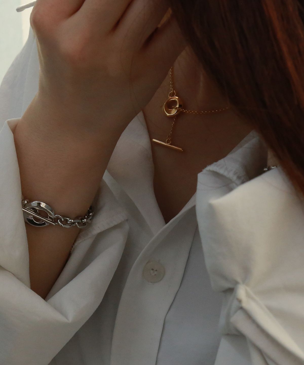 쿠도스(KUDOS) Signature Toggle Bar Mini Necklace