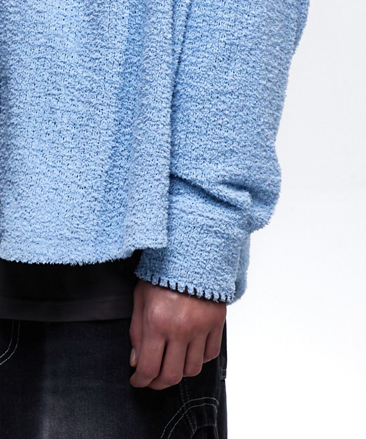알에스에스씨(RSSC) STITCHED TERRY SHIRT - BLUE