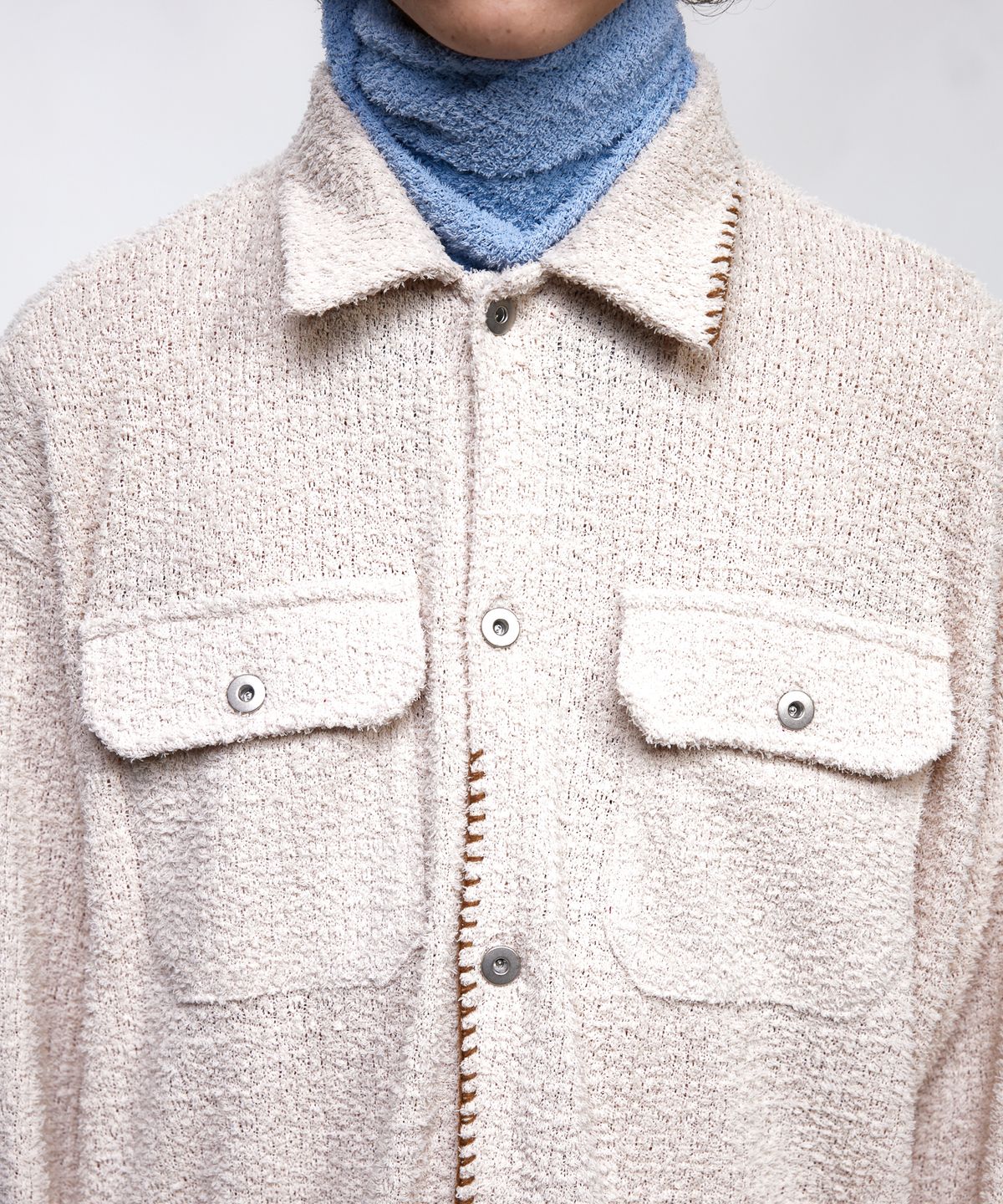 알에스에스씨(RSSC) STITCHED TERRY SHIRT - IVORY