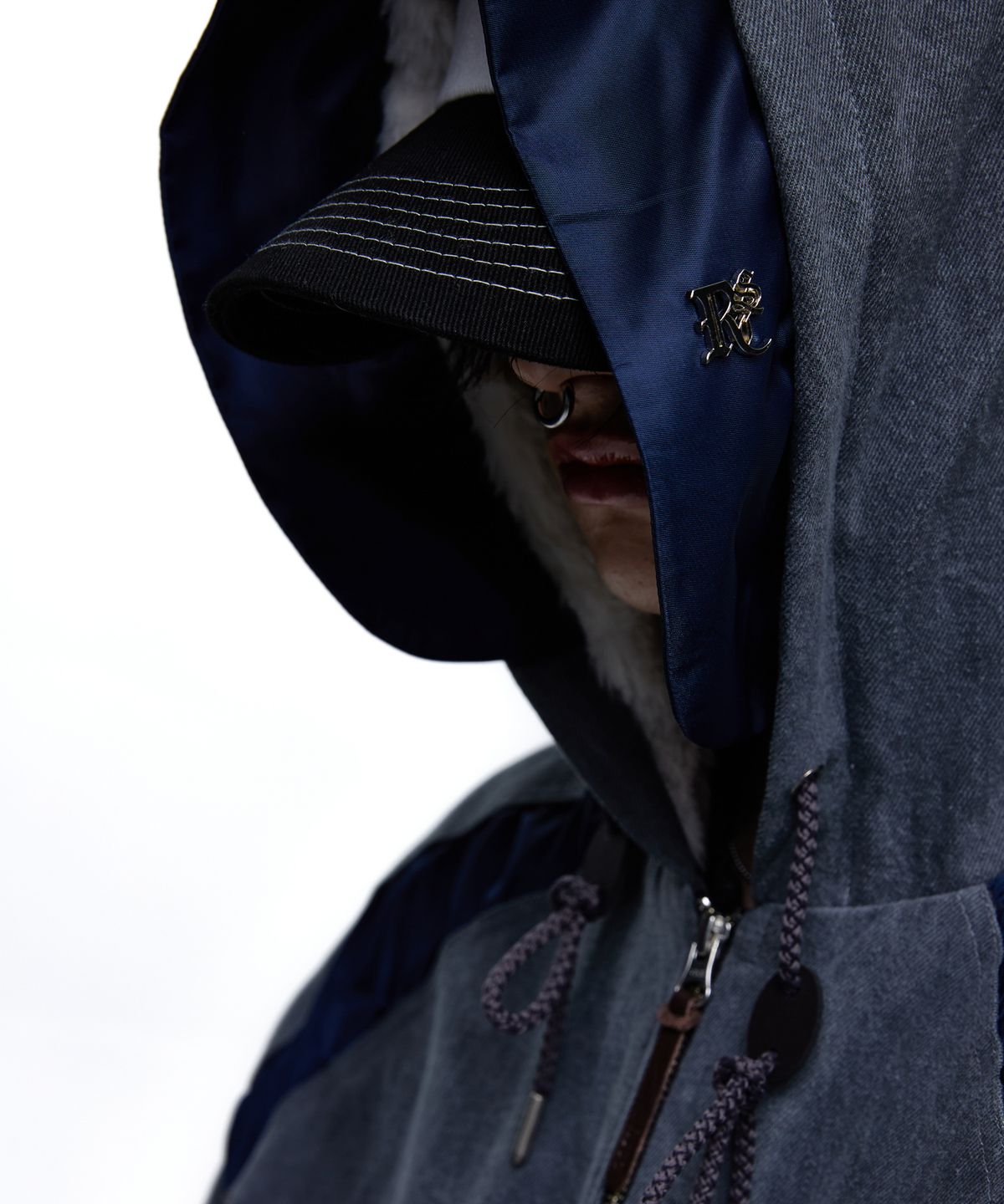 알에스에스씨(RSSC) DENIM MA-1 HOOD JUMPER - GRAY