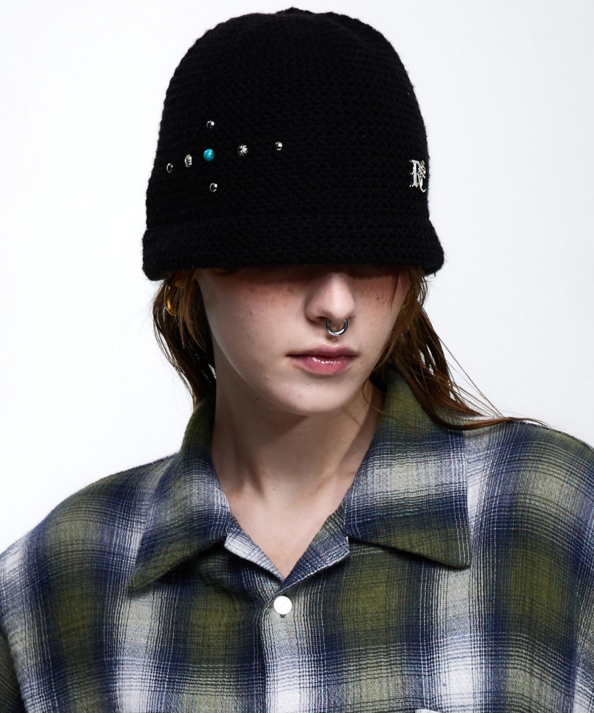 알에스에스씨(RSSC) RIVET KNIT BEANIE - BLACK