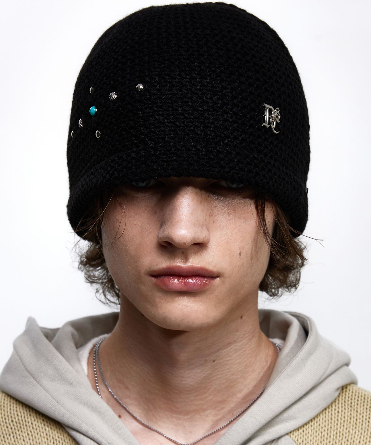 알에스에스씨(RSSC) RIVET KNIT BEANIE - BLACK