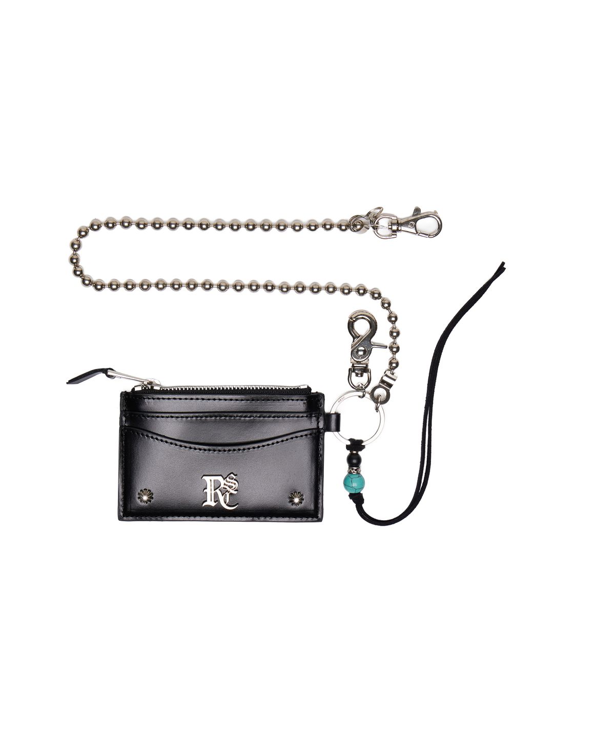 알에스에스씨(RSSC) RIVET KEYCHAIN CARD HOLDER - BLACK