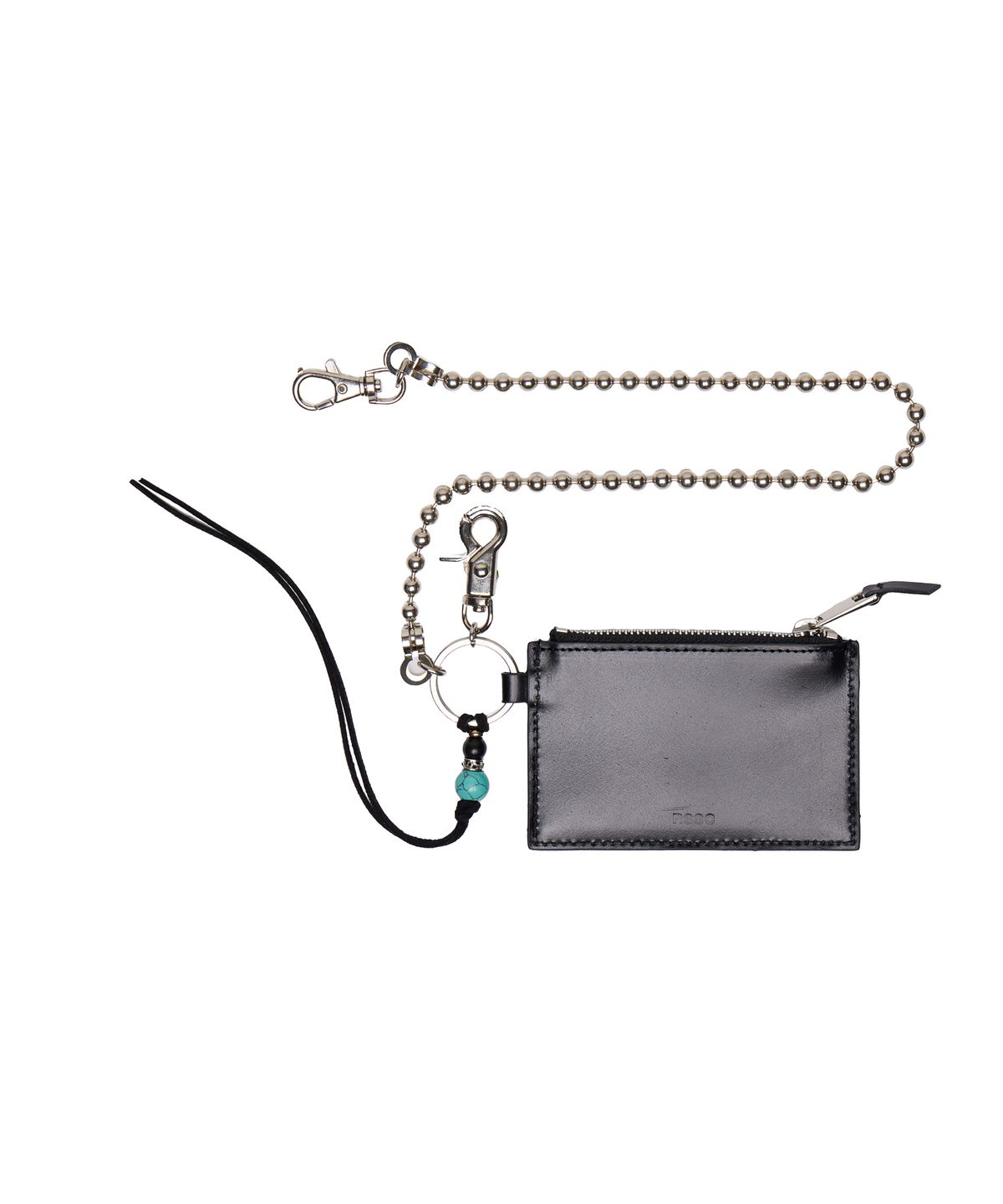 알에스에스씨(RSSC) RIVET KEYCHAIN CARD HOLDER - BLACK