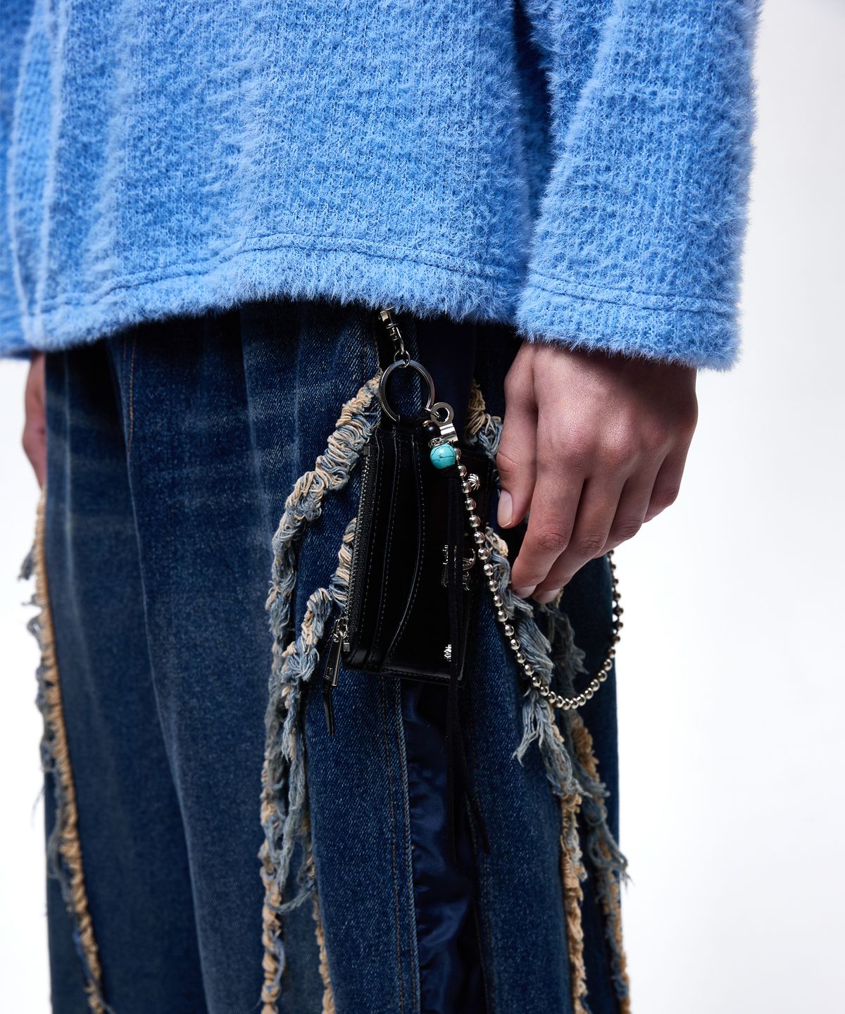 알에스에스씨(RSSC) RIVET KEYCHAIN CARD HOLDER - BLACK
