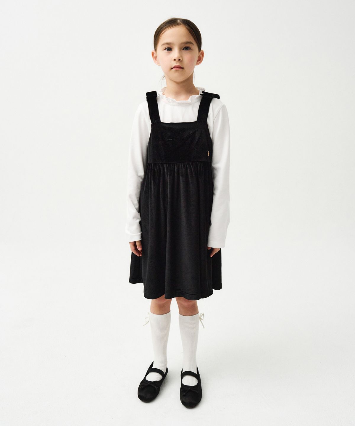 마리떼 키즈(MARITHÉ KIDS) ENFANT W VELVET ONEPIECE black
