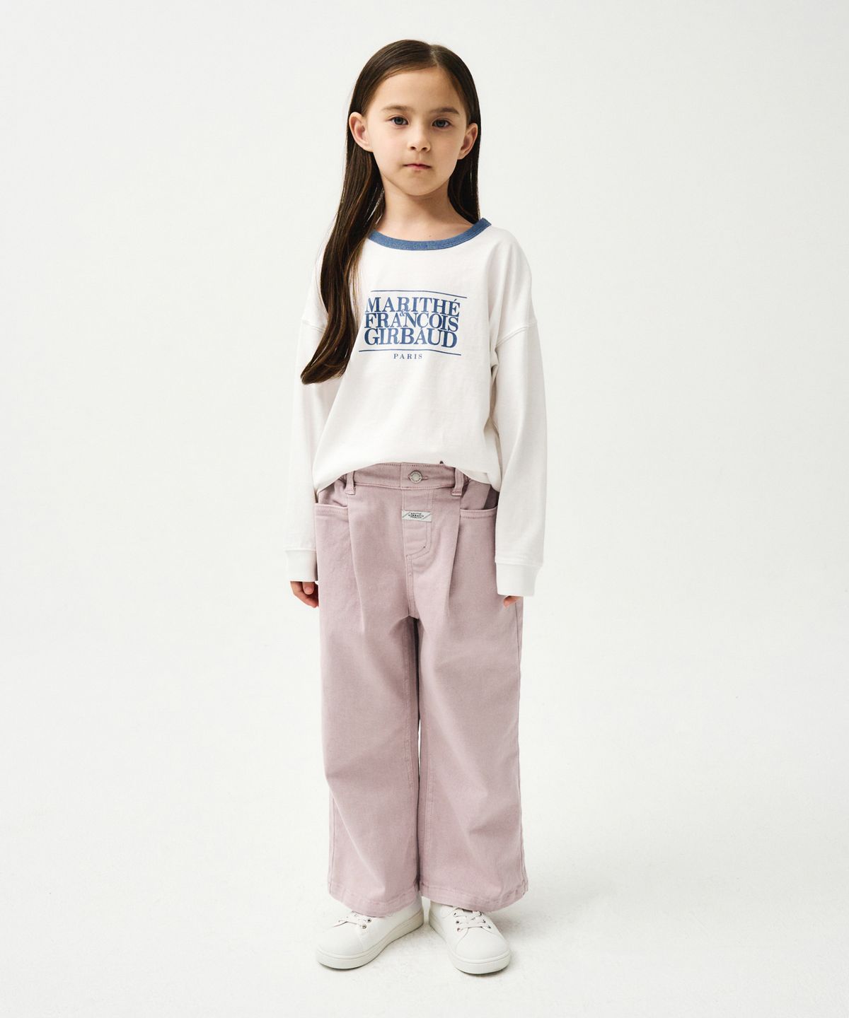 마리떼 키즈(MARITHÉ KIDS) ENFANT COULEUR DENIM PANTS light pink