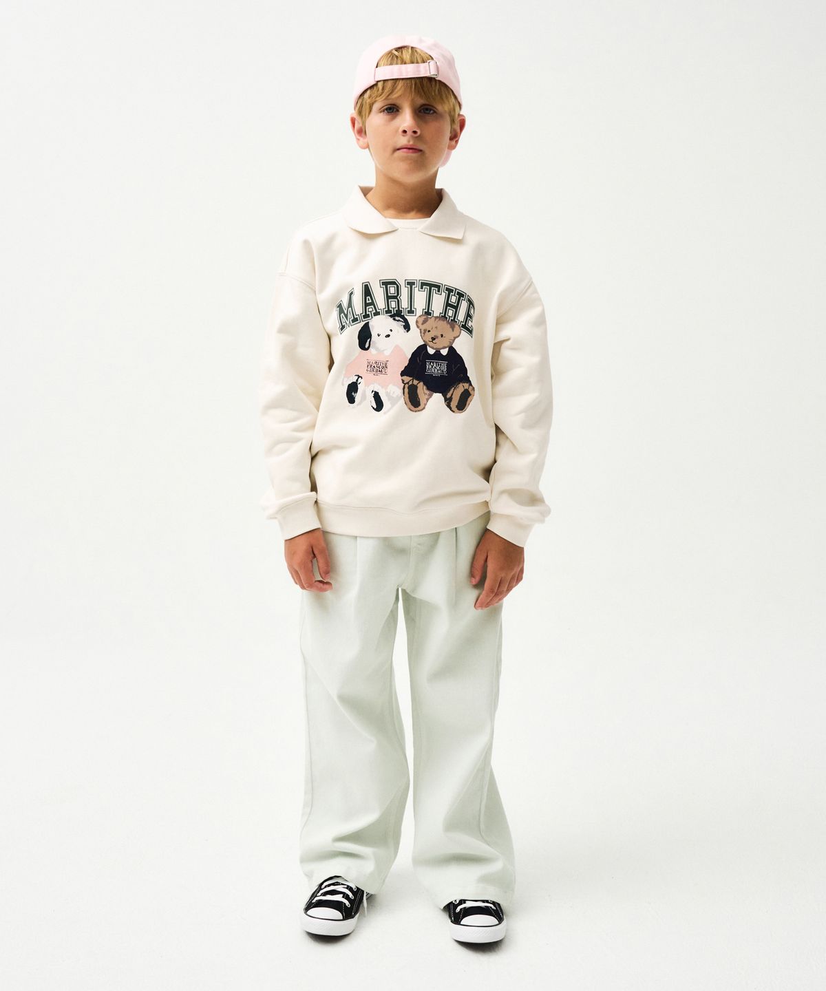 마리떼 키즈(MARITHÉ KIDS) ENFANT COULEUR DENIM PANTS mint
